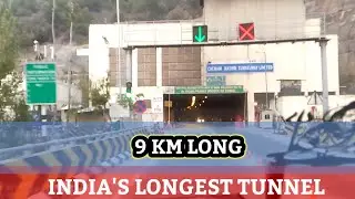India's Longest Tunnel | 9Km Long | Chenani Nashri Tunnel 🔥#ytshorts #shorts #youtubeshorts