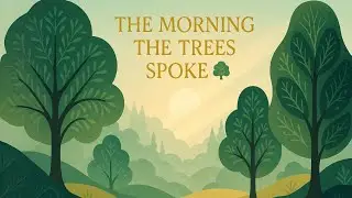 The Morning the Trees Spoke 🌳 | A Gentle Spoken Word Reflection