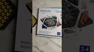 TRIANGLE CHESS with connected Line's #games #toys #2025 #chess #indoorgames #kidstoys #kids #gamer
