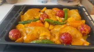 طرز تهیه کباب مرغ فِرّی با برنج | غذای آسان و لذیذ🍚🍗🥗