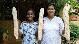 French Baguette Recipe ❤ baking French Baguette at our village home | My Traditional Village Life
