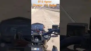 drag race 🏍️ R15 4gear Xtreme 125  5care #trendingshorts #sortfeed #viralvideo