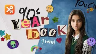 💙 How to Create Yearbook Trend in YouCut?🎓 ✨ | Video Editing Tutorial |