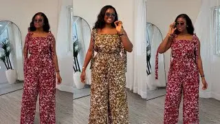 How To CUT and Sew A Tube Jumpsuit | Off-shoulder Jumpsuit