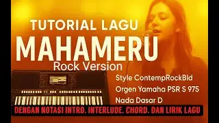 MAHAMERU Rock Version - Style ContempRockBld, Orgen Yamaha PSR S 975, Nada Dasar D @pungkai