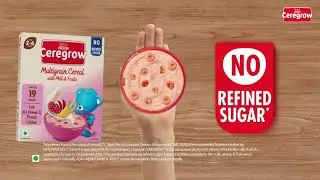 NESTL&Eacute; CEREGROW Multigrain cereal | NO Refined Sugar | Hindi