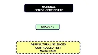 GRADE 12 Agricultural Science Limpopo March 2025