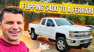 How bad is our $400 Auction Duramax? - Flipping $400 to a Ferrari - Flying Wheels