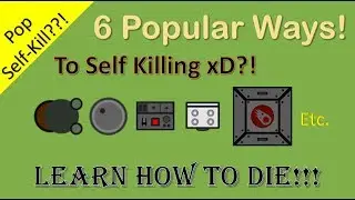 Surviv.io | 6 Popular Ways To Self Kill👻! Crashed By The Air Drop??!👻