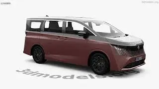 Nissan Elgrand e-4orce Prototype 2027 3D model by 3DModels.org