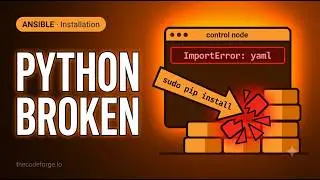 Ansible Installation: sudo pip broke the control node's Python