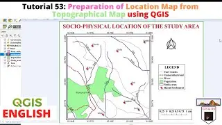 Preparation of Location Map from Topographical Map using QGIS