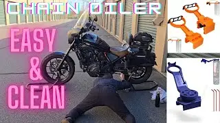 Motorcycle chain oiler: The easy way
