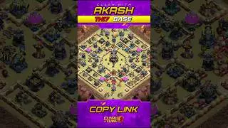 Only 1 Star TH17 War Base 2025 Anti 2 Star Anti Broom Witch Anti Root Rider Clash of Clans