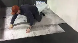 Fitting Carpet tiles on Ezy-Install Underlay I Fast, clean, easy and adhesive-free