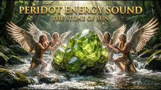 Peridot Crystal Healing  Frequency of Joy & Abundance  Meditation Music