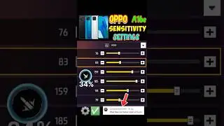 Oppo a16e 📲 [ Sensitivity ] 🎯 Settings ⚙️ oppo a16 Headshot Onetap Trick ✅ FF Best Sensitivity 2026