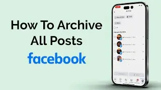 How To Archive All Posts On Facebook?