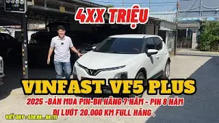 VINFAST VF5 2025 ĐI LƯỚT 20.000 KM BẢO H&Agrave;NH H&Atilde;NG  BẢY NĂM SẠC MIỄN PH&Iacute; ĐẾN NĂM 2027 .