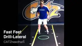 1st Step Quickness - Fast Feet Hoop Drill (Lateral)