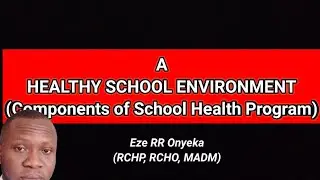 Components of school health program 1