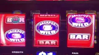 Wild gems $1 machines 9 lines max bet mega handpay jackpot