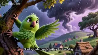 Piku's Lesson: The Parrot Who Listened | AI videos