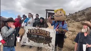 Goodsprings Walking Tour at Fallout Fan Celebration 2024 Host by Pioneer Saloon and Fallout for Hope