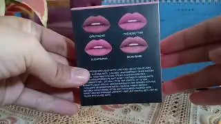 SWATCHES LIQUID MATTE MINIS | HUDA BEAUTY AU NATUREL NUDES