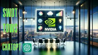 An&aacute;lise SWOT e TOWS da NVIDIA com a ajuda do ChatGPT.