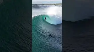 #short Standing tall barrel on the #SouthCoast #Australia Lennix Smith, filmed by Shaun Petersen