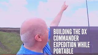 Сборка антенны DX Commander во время работы на переносном компьютере