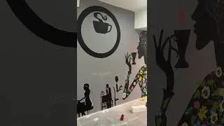 Wall Painting II Food court II Restaurant Style II