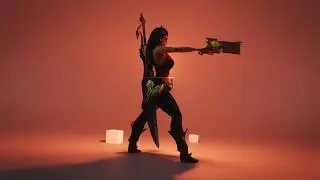 BLENDER Samira small combat animation [LEAGUE OF LEGENDS]