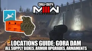 COD Modern Warfare 3 - Gora Dam Locations (All Weapons, Items, Armor Upgrades, & Armaments)