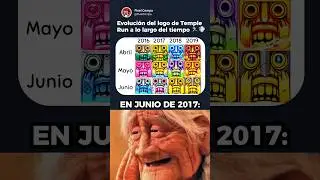 🏃 Evoluci&oacute;n del logo de Temple Run 🎮