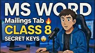 MS Word Class 8 | Mailings Tab Complete Tutorial | Mail Merge, Envelopes & Labels (Hindi/Urdu)
