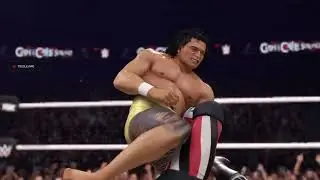 WWE 2K25 Clash at the Castle Terry Funk VS Peter Maivia (World Heavyweight Championship)