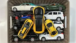 Box Full of Model Cars Mazda Mx5, GTR R35, Koenigsegg Jesko, Ferrari LaFerrari Car, Bugati Atlantic
