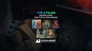 Пять фильмов, вошедших в шортлист премии AI Film Award.