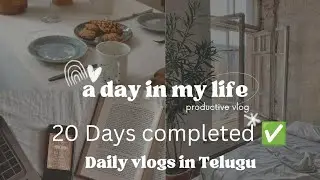 Successfully 20 days have been completed ✅|Telugu Daily Vlogs|#viral #souravjoshivlogs #ramkedarvlog