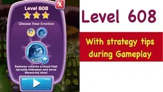 Inside Out Thought Bubbles Level 608 Tips and Strategy Gameplay Walkthrough Youtube No Boosters