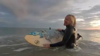 Surfing in Rhode Island with @CaseyWillax (Hurricane Fiona Day 1)