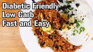 Kimchi Fried Rice (5 Minute Recipe) ll Diabetic Friendly ll Kitchen Home TV
