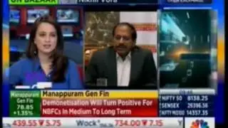 Mr.V.P.Nandakumar,MD & CEO,Manappuram Fin discusses the impact of demonetisation with CNBC,17 Nov 16