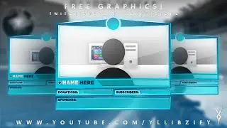 Free Graphics: Photoshop Twitch video overlay: 
