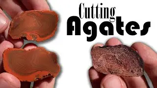 Cutting Open Agate Nodules