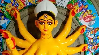 Durga Idol Eye Drawing 2020 | Idol Face Drawing 2020 | Kolkata Kumartuli | Artist Vola Paul | Durga
