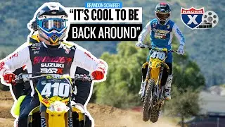 Brandon Scharer on BarX Suzuki Fill-In Ride | Racer X Films