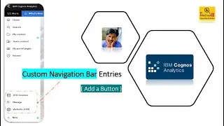 IBM Cognos 11 - Admin | Custom Navigation Bar Entries - Add a Button using Extensions | OneTouchBI